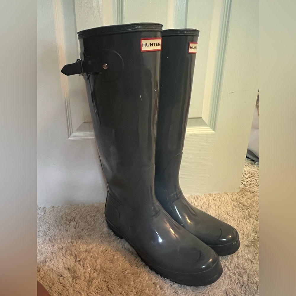 Hunter Gray Rain Boots
